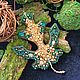 Брошь   Осенний лист. Брошь-зажим. Магазин Vasilena jewelry  Украшение. Ярмарка Мастеров.  Фото №4