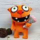 Smile at this world! Soft toy plush red cat. Stuffed Toys. Dingus! Funny cats and other toys. Online shopping on My Livemaster.  Фото №2