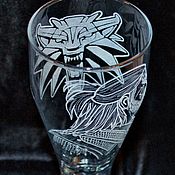Посуда handmade. Livemaster - original item The Witcher. Beer glass. Handmade.