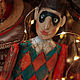 Арлекин и Коломбина. Интерьерная кукла. Vasha Katerina gift. Интернет-магазин Ярмарка Мастеров.  Фото №2