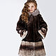 :  Children's and adolescent Mouton fur coat 'Camomile', Childrens outerwears, Pyatigorsk,  Фото №1
