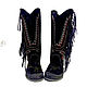 Cossacks: Women's Cossack boots with embroidery and fringe - custom fur. Cossacks shoes. Febe-handmade. My Livemaster. Фото №5