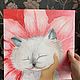 Декоративная картина” Котёнок„. Картины. PinkCheetah. Интернет-магазин Ярмарка Мастеров.  Фото №2