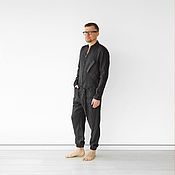 Мужская одежда handmade. Livemaster - original item Men`s jumpsuit made of 100% linen (linen). Handmade.