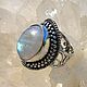 Ring, the Oval moonstone large. Rings. Garuda. Online shopping on My Livemaster.  Фото №2