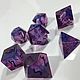 Заказать Дайсы, кубики ручной работы для DnD Purple Universe. Fantasy Minis. Ярмарка Мастеров. . Фишки и кости Фото №3