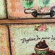Сладкая жизнь, мини-комодик, декупаж. Мини-комоды. Творческая мастерская Светланы Ш. (Volsh-dolina). Ярмарка Мастеров.  Фото №5