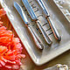 Антикварные ножи модерн sterling серебро 925 WALKER & HALL. Кухонные ножи. VintageMe. Ярмарка Мастеров.  Фото №9