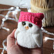 Order Owl in a cap hand toy made of wool. handmade toys by Mari (handmademari). Livemaster. . Felted Toy Фото №3