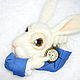 Brooch "White Rabbit". Brooches. Warm & Cozy. Online shopping on My Livemaster.  Фото №2