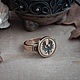 Ring with a hawk. Goh Archer's ring. Dark Souls. bronze silver, Rings, Moscow,  Фото №1