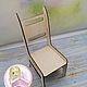 Chair for dolls #1. Doll furniture. iiikoda-1. Online shopping on My Livemaster.  Фото №2