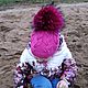 Knitted baby hat. Hat Merino. Caps. Oksana Demina. Online shopping on My Livemaster.  Фото №2