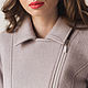Куртка-косуха демисезонная look 1255 (серо-сиреневый). Пиджаки. Дарья (LadyLook). Ярмарка Мастеров.  Фото №5