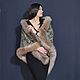 Pavlovsky Posad shawl 'Sadko' with fox fur. Shawls1. National Brand. My Livemaster. Фото №4