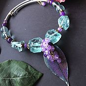 Украшения handmade. Livemaster - original item Necklace .  agate quartz. Handmade.