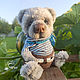 Stuffed toys, knitted Teddy: Micah 20 cm. Stuffed Toys. sToryToys. My Livemaster. Фото №6
