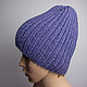 Knitted hat made of merino wool (unisex). Caps. Knitwear shop Fairy Tale by Irina. My Livemaster. Фото №4