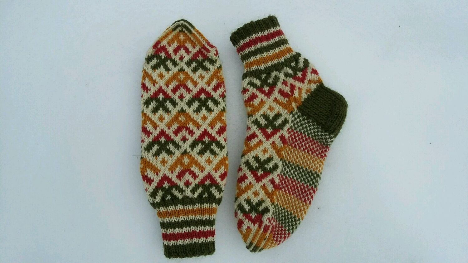 Финские вязаные носки