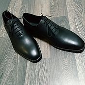 Обувь ручной работы handmade. Livemaster - original item Oxfords made of genuine leather, handmade, in black.. Handmade.