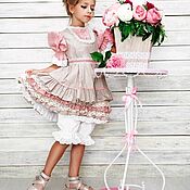 Детское Платье в стиле шебби шик "Шарлотта"
