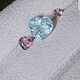 Аквамарин в огранке Сердце 2,8 ct. Минералы. Ризориус  магазин натуральных камней. Ярмарка Мастеров.  Фото №5