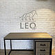 Стол рабочий в стиле лофт LF-227. Столы. Leo-loft. Ярмарка Мастеров.  Фото №4