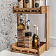 Bookcase made of oak with curly elements, Shelves, Moscow,  Фото №1
