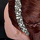 Wedding hair band with white pearls 'White waltz'. Headband. Del-moro. My Livemaster. Фото №5