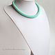 Order  Aquamarine Japanese Bead Harness. Fainabiser (Fainabiser). Livemaster. . Necklace Фото №3