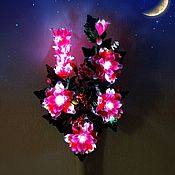 Для дома и интерьера handmade. Livemaster - original item Bouquet lamp 