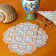 Miniature, handmade embroidery lace, boho napkin Greece. Swipe. EmbroideryINNAI. My Livemaster. Фото №4