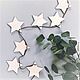 Garland wooden Stars to order. Fairy lights. butikpodarkovv. My Livemaster. Фото №5