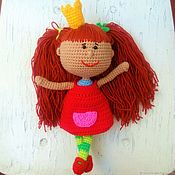 Куклы и игрушки handmade. Livemaster - original item Knitted Princess doll from the cartoon. Handmade.