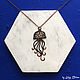 Jellyfish pendant-Sea pendant-Sea creatures, Pendant, Zvenigorod,  Фото №1