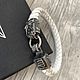 Order Virgo Bracelet | Nickel Silver | Braided Leather. totemicashop. Livemaster. . Braided bracelet Фото №3