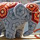 Вязаный  слон Джайта в стиле "Африканский цветок". Мягкие игрушки. Елена Кузьмина (Magiyapryagi). Ярмарка Мастеров.  Фото №4
