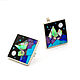 EARRINGS Landscape of natural stones. Earrings of a copyrighted work. Earrings. ARIEL - MOSAIC. My Livemaster. Фото №4