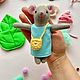 Мышка малышка  с одеждой. Игровые наборы. Куклы и игрушки ручной работы Климовой Марины. Интернет-магазин Ярмарка Мастеров.  Фото №2