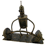 Подарки к праздникам handmade. Livemaster - original item Figurine: A Bender Bender Rodriguez. Handmade.