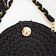 Bag of knitting yarn (black). Clutches. JuilnoHobby (julinohobby). Online shopping on My Livemaster.  Фото №2