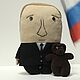 Заказать Мягкая игрушка: президент В.В. Путин. Игрушечные кумиры.. Ярмарка Мастеров. . Мягкие игрушки Фото №3
