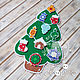 árbol de navidad de fieltro en la pared de Mi primer árbol de navidad', Play sets, Vyborg,  Фото №1