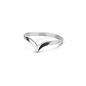 Двойное кольцо из серебра с Австралийским опалом