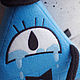 Sad Bill Cipher Sad - Blue - Gravity Falls Plush Toy. Stuffed Toys. JouJouPlushies (joujoucraft). Online shopping on My Livemaster.  Фото №2