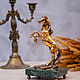 A horse on a stone. Figurines. Bronzamini. Online shopping on My Livemaster.  Фото №2