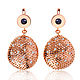 Gold earrings with black diamonds 2ct German Kabirski. Earrings. yakitoriya. Online shopping on My Livemaster.  Фото №2