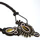 necklace with tiger eye, Necklace, Odessa,  Фото №1