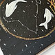 'Constellation Pisces' gouache (stars, cosmos, black). Pictures. Nadezda Perova. Online shopping on My Livemaster.  Фото №2