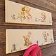 Children's wall hanger Little Bear. Furniture for a nursery. coolwoodecor. Online shopping on My Livemaster.  Фото №2